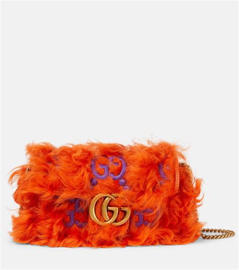 gucci marmont shearling|gucci gg marmont.